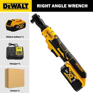 Dewalt 1/2In 브러시리스 전기 래칫 렌치 Dewalt 20V 배터리 용 3/8In 무선 가변 속도 전원 렌치 임팩트 드라이버