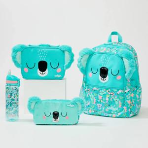 정품 호주 Smiggle 검은 코 코알라 학생을위한 대형 학교 가방 배낭 야외 레저 배낭 선물