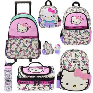 Smiggle Hellokitty 초등학생 애니메이션 배낭 중형 듀얼 숄더 초경량 스트레스 해소 야외 캐주얼 가방