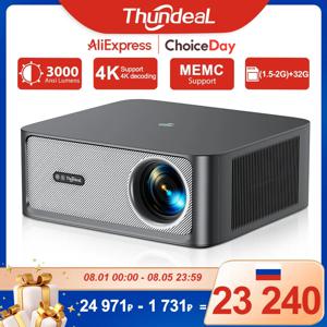 ThundeaL TD98Pro 휴대용 프로젝터 2K 4K 풀 HD 영화 게임 TD98 Pro 2G 32G 비디오 홈 시어터 WiFi 안드로이드 빔 프로젝터 빔프로젝터 빔 프로젝터 4k 프로젝터 빔 프로젝터 빔프로젝터 4k 프로젝터 빔