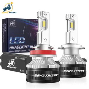 DAWNKNIGHT K7C 4300K ​​H7 H4 H11 Led 램프 3 구리 튜브 Led 조명 자동차 H1 HB3 9005 HB4 9006 12V Led 헤드 라이트 전구
