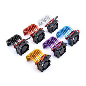 전기 RC 자동차 380/540 전기 모터 재고 증거 커버 방열판 냉각 팬 슈트 모든 1/8 1/10 모델 자동차 RC 부품