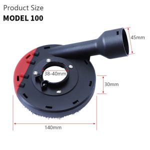 1 PC 앵글 그라인더 먼지 커버 범용 표면 연삭 먼지 커버 100/125mm 그라인더 먼지 제거 부착물