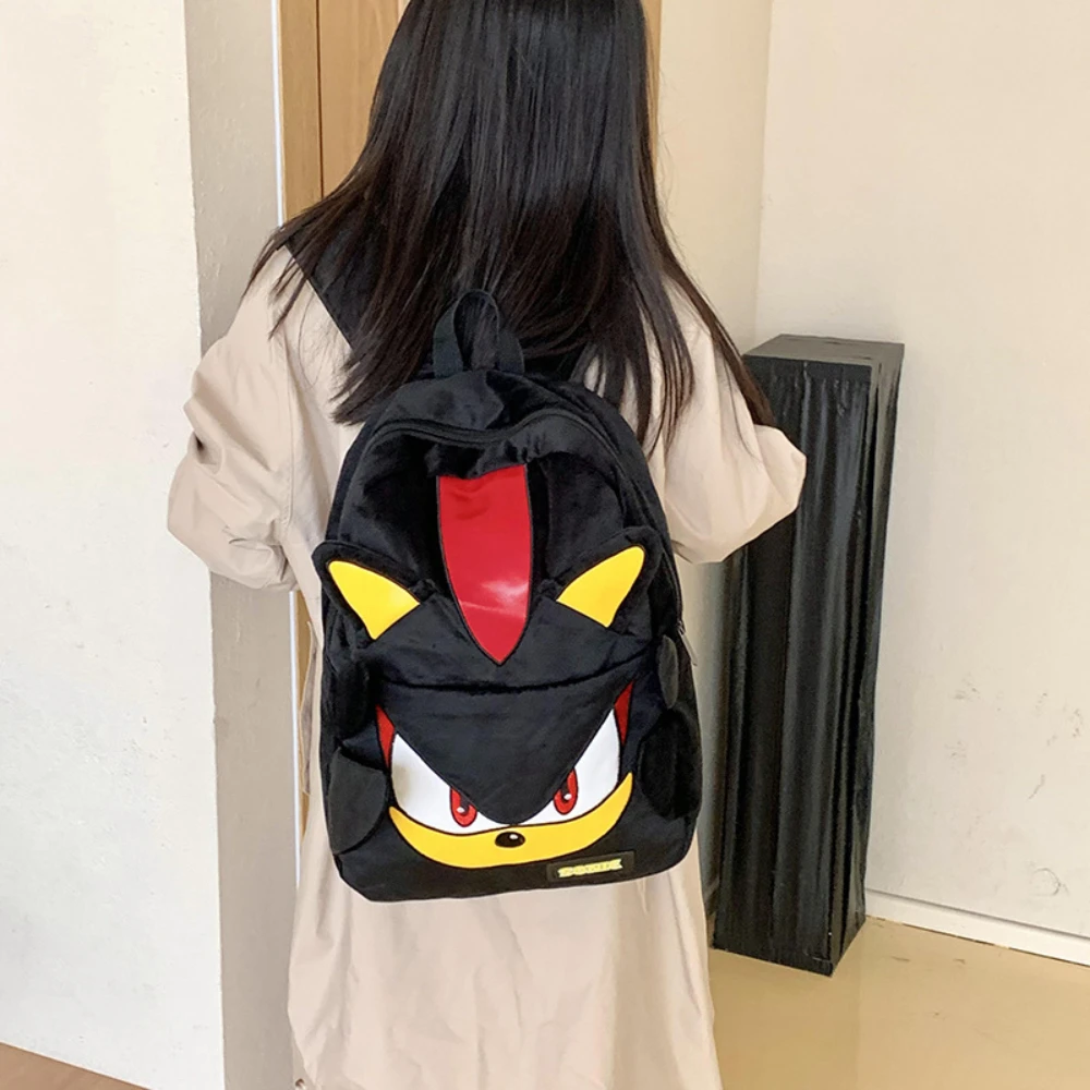 만화 인형, 이상하고 귀여운 가방, 남성과 여성을 위한 새로운 애니메이션 여행용 봉제 가방, 배낭