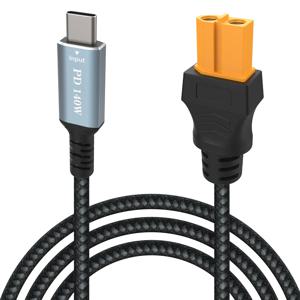 C형 - XT60 어댑터 케이블, USB C - XT60 충전 케이블, USB C 수 - XT60 암 케이블, PD 140W 충전 케이블