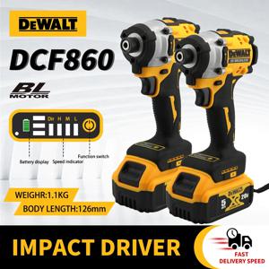 DEWALT DCF860 무선 컴팩트 드릴 드라이버 20V 브러시리스 전기 스크루드라이버 DCF850에서 업그레이드된 충전식 전동 공구