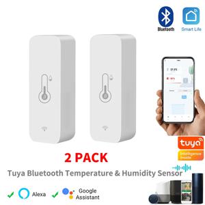 Tuya 스마트 온도 습도 센서 실내 습도계 Bluetooth 호환 APP 원격 제어는 Alexa Google 홈과 함께 작동합니다.