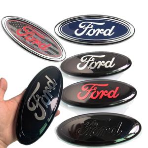 11.5X4.5cm 포드 피에스타 레인저 Mondeo 퓨전 탈출 Kuga Edge Focus Mustang 뒷 트렁크 엠블럼 스티커 액세서리 용 자동차 로고