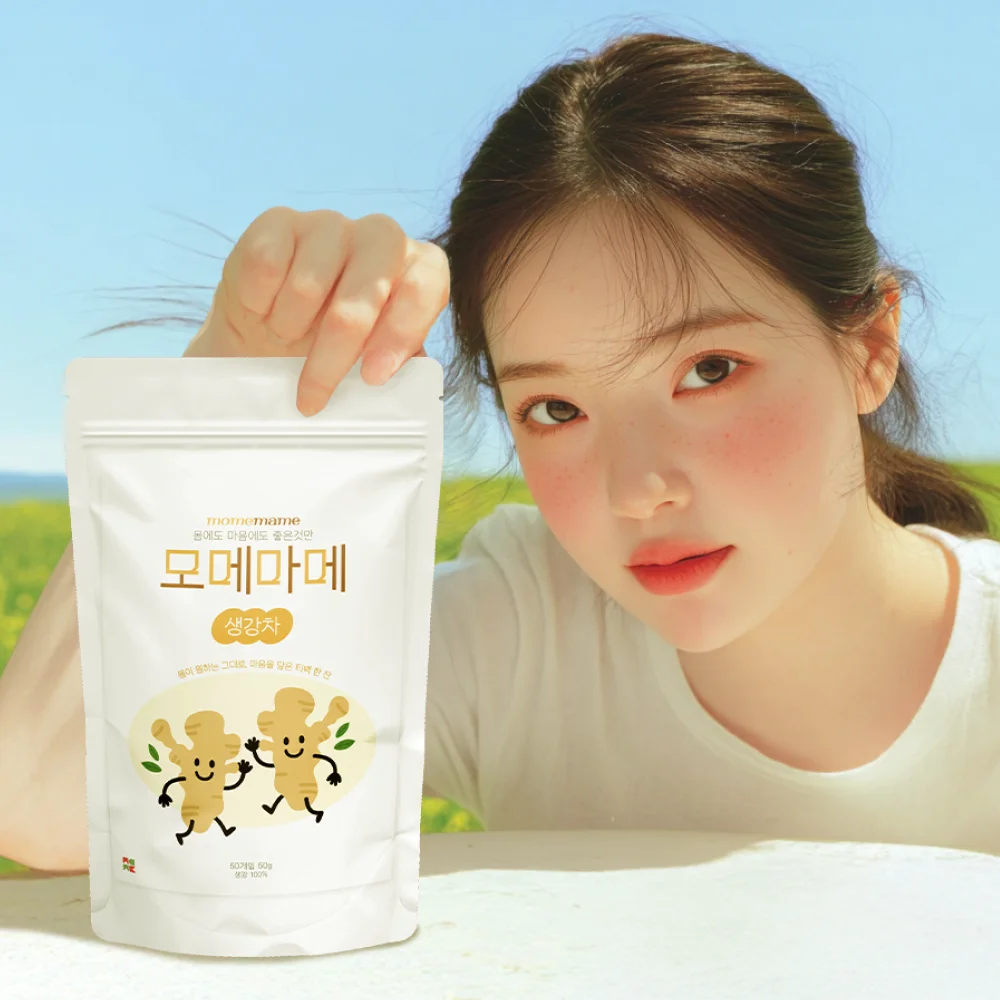 모메마메 대한민국산 국내산 생강차 티백 50개입 X 1팩