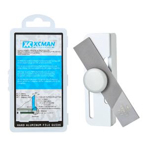 XCMAN 알파인 스키 스노우보드 하드 알루미늄 레이싱 사이드 베벨 앵글 파일 가이드 CNC는 클램프 장치 및 파일로 제작되었습니다.