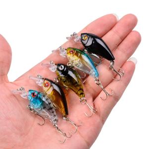 인공 하드 크랭크베이트 낚시 미끼, 배스 낚시 워블러, 일본 탑워터 미노우, 45mm, 3.5g