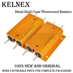 알루미늄 파워 금속 쉘 케이스 권선 저항, 50W 100W, 0.01R ~ 100K, 1 4 6 8 10 20 200 500, 1K 10K ohm 저항 RX24 DSSRQI