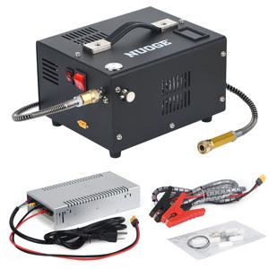 NUOGE 4500Psi 30Mbar 휴대용 PCP 공기 압축기 펌프 12VDC/110V/220V 전원 오일/무수 고압 다이빙 병