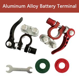 2Pcs 알루미늄 합금 2Pcs 배터리 터미널 고품질 자동차 부품 배터리 상단 조인트 스팟 도구 배터리 클립 배터리 클립 집게