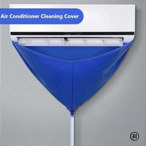 100cm 에어컨 청소 커버 가방 PVC 두꺼운 클리너 (물 파이프 포함) 홈 1-1.5P 분할 교수형 에어컨 도구