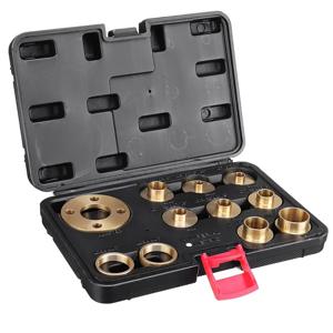 Allsome 11pcs 목공 라우터 부싱 가이드 10-30mm 구리 프리미엄 라우터 가이드 부시