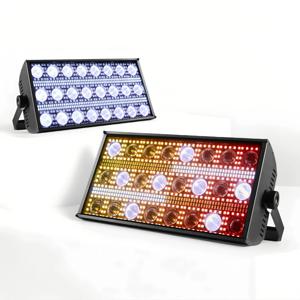 300W LED 무대 조명 스트로브 LED RGBW DJ 조명 워시 및 빔 조명 사운드 제어 DMX 512 조명 무대 조명 파티