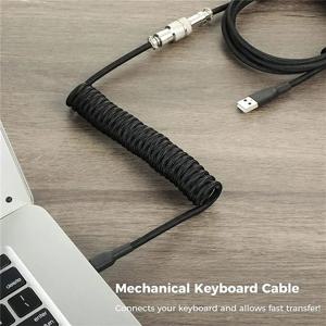 기계식 키보드 코일 케이블, Type-C USB 포트, 게임 및 데스크탑 컴퓨터용 Aviator 코일 케이블