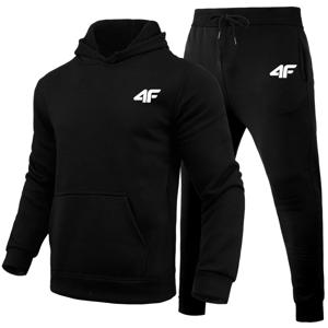 뜨거운 판매 망 Tracksuit 후드 티셔츠 남성용 고품질 인쇄 후드 바지 2 Pcs 세트 캐주얼 조깅 슈트 다목적