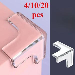 20/10/4PCS 명확한 Anti-collision 커피 테이블 가구 코너 프로텍터 어린이 소프트 코너 외장 거실 장식