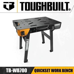 TOUGHBUILT TB-WB700 QuickSet 작업대 빠른 접이식 연귀 톱 테이블 다기능 휴대용 유지 보수 작업대