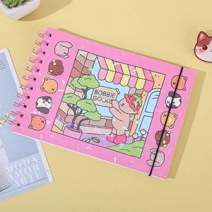 BOBBIE GOODS 아늑한 순간 색칠하기 책 스트레스 릴리프 아트 발렌타인 데이 크리스마스 새해 기념일을위한 완벽한 선물