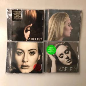 클래식 에델 애드킨스 음악 CD 19 21 25 30 앨범 4개 콤팩트 디스크 코스프레 워크맨 자동차 CD 플레이어 사운드트랙 박스 컬렉션 선물