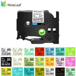 NineLeaf 6/9/12/18/24mm 231 Brother P-Touch 라벨 프린터와 호환 가능, TZ 131 231 431 531 631 731 리본