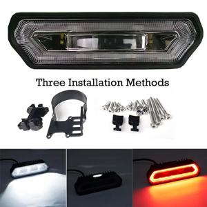 Can Am Maverick X3 용 UTV SUV 5 가지 모드 체이스 브레이크 LED 후미등, 폴라리스 RZR 1000 XP 800 900 호환 가능, 1.75-2 인치