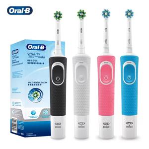 구강 B D100 전동 칫솔 2D 활력 청소 치아 브러시 타이머가있는 방수 전자 치아 브러시 유도 충전기
