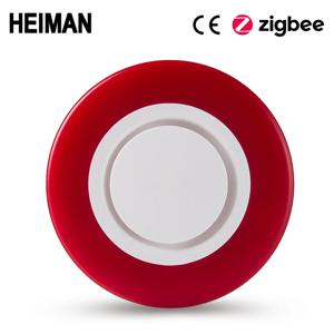 HEIMAN Zigbee 3.0 스마트 스트로브 플래시 사이렌 경적 경보 도둑 HA1.2를 위협하는 95DB 큰 소리