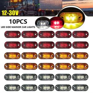10PCS 12-24V LED 사이드 마커 자동차 조명 트럭 트레일러 버스 밴 캐러밴 경고등에 대 한 전면 후면 클리어런스 표시 등