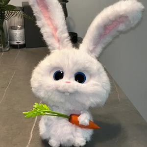 디즈니 만화 귀여운 토끼 리더 인형 봉제 장난감, 애완 동물의 비밀 생활, 생일 휴가 선물, 여아용 방 장식