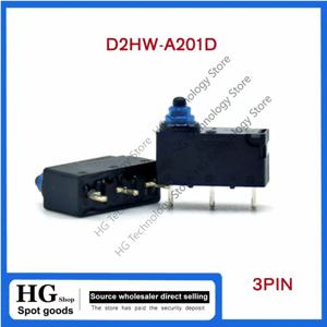 오리지널 OMRON D2HW-A201D D2HW-A211D, 방수 및 방진, 자동차 문짝 잠금, 마이크로 스위치 단추, 3 핀