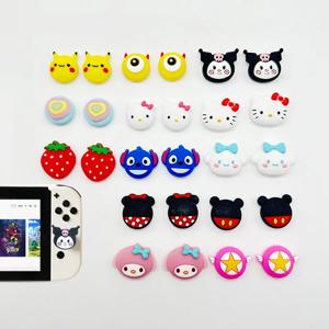 Sanrio 헬로 키티 엄지 스틱 그립 캡 조이스틱 커버 Sony PS5 PS4 PS3 Xbox One/360 슬림 시리즈 X/S 스위치 NS Oled