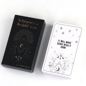 인사이트 속삭임, 오라클 데크, 왜 54 가지 감동적인 응답, 인생의 도전에 숨은 뜻을 탐구, 10.3*6cm