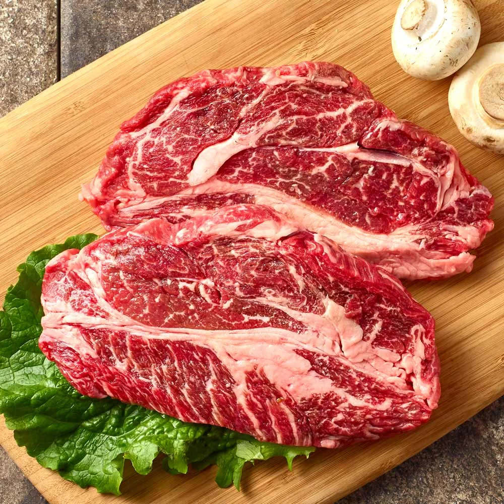 [바라던] Top Choice grade chilled beef 신선한 냉장육 탑초이스 미국산 소등심 200g x 1팩