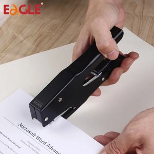 EAGLE 휴대용 플라이어 스테이플러, 간편한 데스크탑 스테이플러 25매 용량(빠른 로드 메커니즘 포함) 학교 및 사무용품