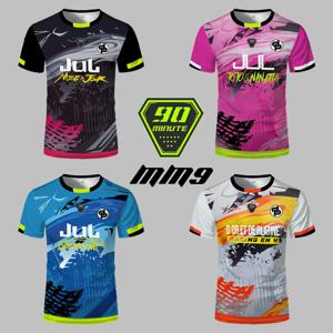 90 분 시리즈 MM9 JUL 축구 셔츠 남성용 여름 야외 스포츠 빠른 건조 저지 대형 피트니스 트레이닝 티셔츠