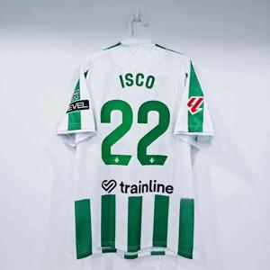 25-26 레알 베티스 카미세타 클라시카 앤서니 No. 7 Para Adultos Niños Camiseta Betis Camiseta De Manga Corta 로컬 No. 22 이스코
