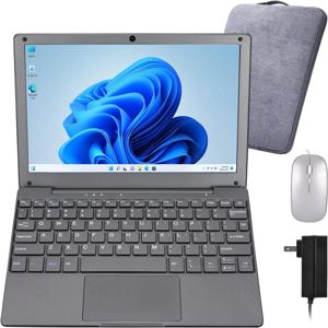 인텔 셀러론 N4020 학습용 노트북, 윈도우 11, 10.1 인치 노트북 컴퓨터, 8GB, 128GB