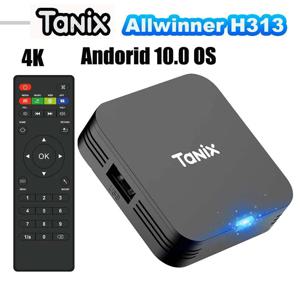 타닉스 TX1 스마트 안드로이드 10 TV 박스 2.4G 와이파이 4K HDR USB2.0 8GB 16GB 올위너 H313 쿼드 코어 글로벌 셋톱 박스