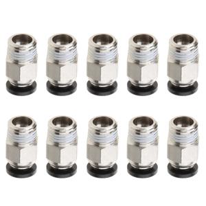 3D 프린터 부품 V6 공압 퀵 커넥터 피팅 PC4 01 M10, 1.75mm PTFE 튜브 보우덴 압출기 핫엔드 J 헤드