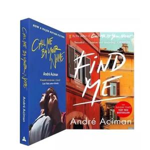 2권의 책 당신의 이름으로 나에게 전화하세요, Andre Aciman의 소설을 찾아주세요 뉴욕타임즈 베스트셀러 스토리북