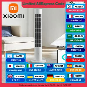 XIAOMI MIJIA 스마트 DC 인버터 타워 팬 2, 에너지 절약, 150 °   초광각 환기, 100* 조절 가능한 속도 레벨, 가정용