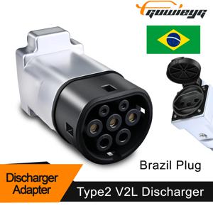 Type2 자동차 방전 용 V2L 방전기 EV 케이블 어댑터 지원 MG BYD KIA HYUNDAI SMART ZEEKR V2L 차량 로드 유형 2