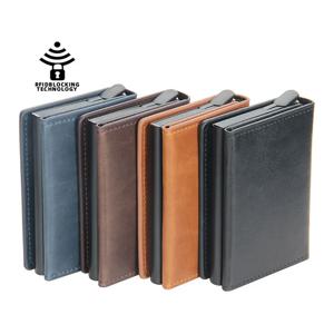 안티 도둑 Rfid 신용 카드 소지자 스마트 미니멀리스트 지갑 포켓 남성 여성 슬림 카드 소지자 은행 현금 신용 카드 케이스 가방 지갑