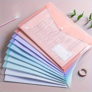 라벨 방수 파일 가방, 플라스틱 10C A4 용지 보관 폴더, PP 투명 포트폴리오, 폴리시 서류 가방, 10 개