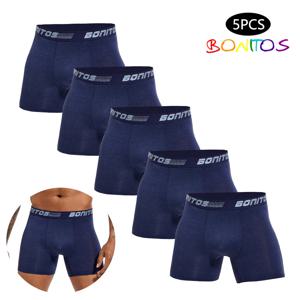 5pcs 복서 남자 팬티 통기성 복서 반바지 남자 속옷 폴리 에스터 속옷 남자 고품질 남성 트렁크