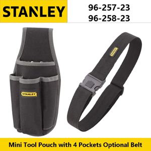 STANLEY 96-257-23 4개의 포켓이 있는 미니 도구 주머니 도구 주머니 휴대용 허리 팩 보관 가방 옵션 벨트 수리 보관 키트